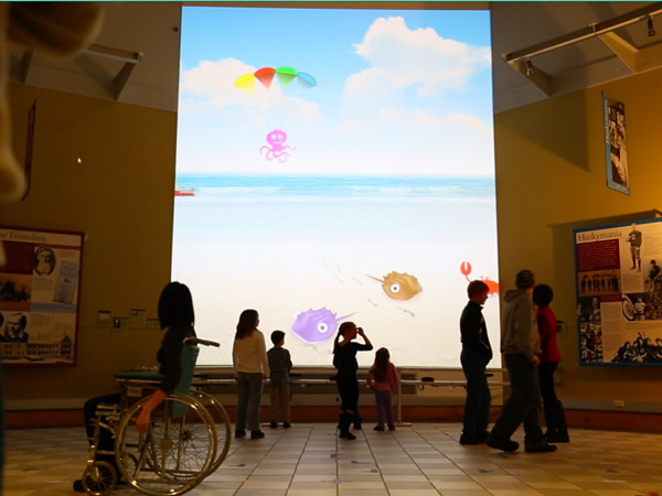 Interactive Media Wall user testing